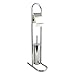 Produktbild MSV Stand WC Garnitur WC Bürste aus Edelstahl 30x16,5x80cm