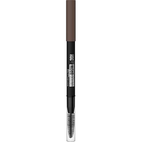 Maybelline New York, Lápiz de cejas Tattoo Brow 36H, Tono 07 Deep Brown Cover
