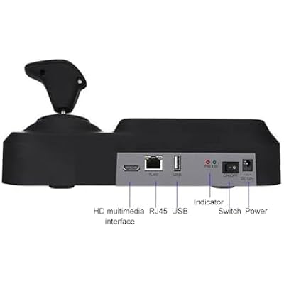 PTZ Camera Controller, 5 Inch HD Display, 3D Joystick, Network Camera Control Keyboard, Compatible with Most IP Cameras, Simple Operation, Versatile Application (US Plug AC100 to