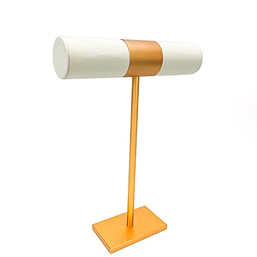 T-bar Barcelets Display Stand, Barcelets Organizer, Barcelet Holder Stand (Antique White)