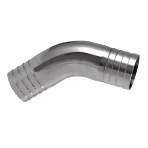 Coude à 45 degrés raccord de tuyau inox 304 diamètre 45mm 1 pièce