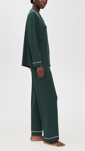 Image of Eberjey Gisele Classic Women's Pajama Set | Long Sleeve Shirt + Long Pants