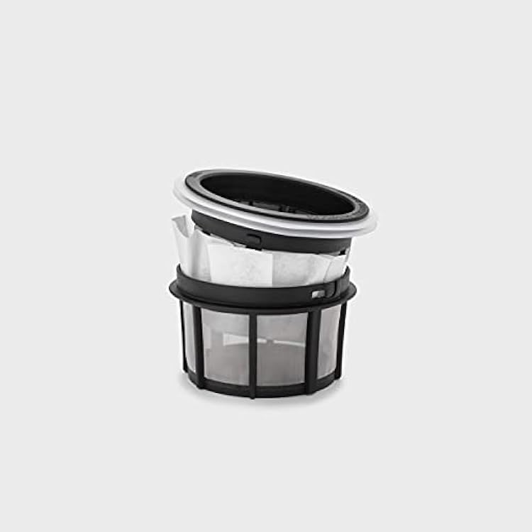 ESPRO - P7 French Press - Double Walled Stainless Steel Insulated Coffee and Tea Maker with Micro-Filter - Keep Drinks Hotter for Longer (Matte Black, 32 Oz) Coffee Paper Filters (100 Count)