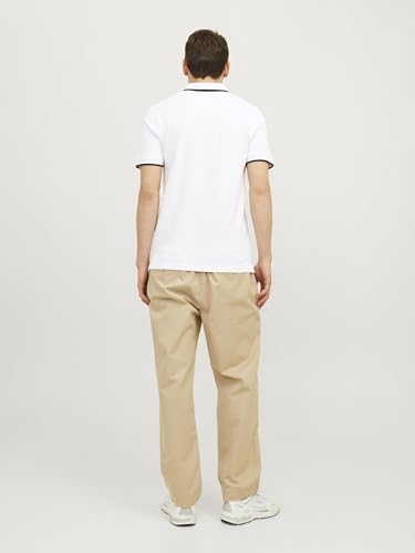 Polo JACK & JONES para hombre modelo 12191216 talla XX-Large color Azul y Blanco miniatura 2
