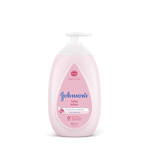 Johnson’s Baby Gentle Fresh Scented Mild Moisturising Baby Lotion 500mL|With Coconut Oil Extract|Keeps Delicate Skin soft,Smooth & Moisturises for up to 24hrs