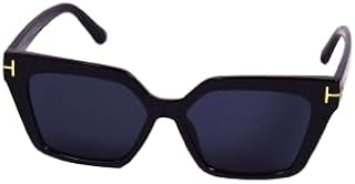 نظارة شمسية انيقة للنساء sg706، حماية من الاشعة فوق البنفسجية بنسبة 100%، اطار اسود