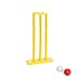 Ywmsfl Kid Crickets Set Parent Child Crickets Game Parent Child Crickets Game with Stumps and 2 Balls Enhances Strength Play Toy
