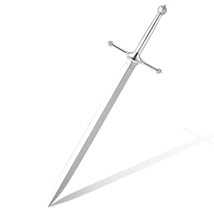 JIEYAO Brieföffner Schwert Metall Umschlagöffner Silber