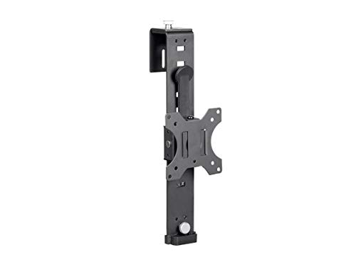 Monoprice Cubicle Flat Panel Monitor Mount - 10 Easy Height Adjustments, Up to 17.6lbs, Black - Workstream Collection - image 2