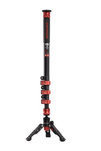 IFOOTAGE Cobra 2 3-in-1 Camera Monopod, Telescopic Video Monopod, 71" Professional Photography Tripod Monopod, Suitable for SLR Cameras and Camcorders (Aluminum)
