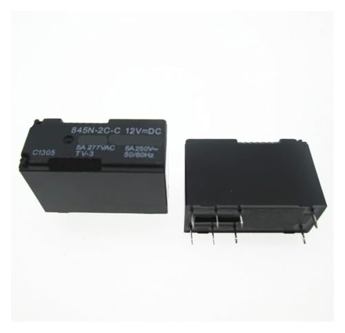 Relais 12V 845N-2C-C-12VDC pour commande de puissance et automatisme DPDT