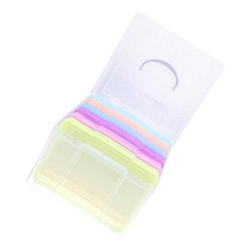 CONGARTENO Photo Storage Containers Box 4x6 Photo Case Lids Plastic for Desktop Craft and Office Organizati