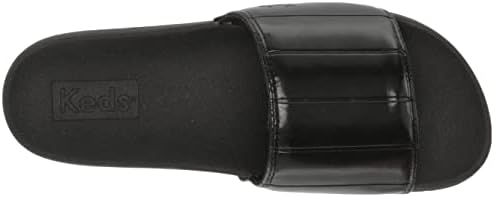 Keds Women's Bliss Quilt Slide Sandal, Black, 8 | Image 4