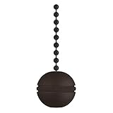 77096 Ausführung in geölter Bronze, Zugkette mit gebördelter Kugel