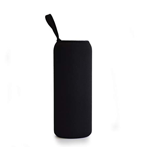 SUPAERCUPH Funda de Botella de Agua Deportiva Funda de Bolsa de Manga Aislante de Neopreno Bolsa de 20x7 cm para Botella de Pared Simple de 750 ml / 25 oz