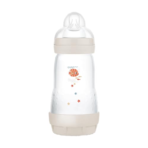 MAM Easy Start Anti-Colic Baby Bottle (260 ml) | 0+ Mon | Babyflasche mit...