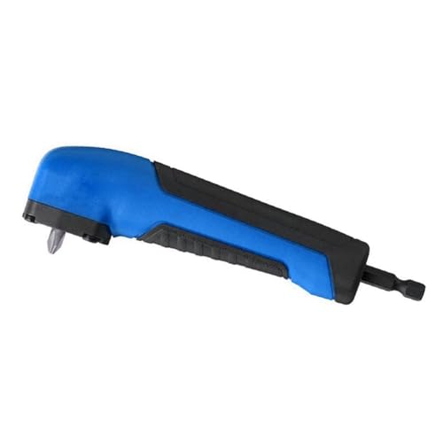 Eieenotee 1 Pz Cacciavite Elettrico Strumento di Tornitura Blu Multifunzionale Potente Strumento Angolare Accessori Adattatore per Trapano A 90 Gradi