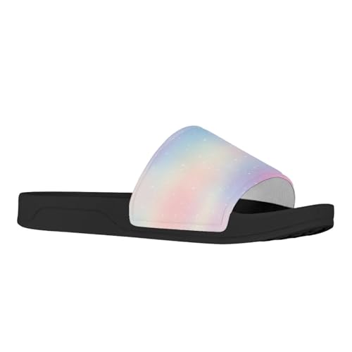 Howilath Novelty Pattern Summer Slide Slippers for Women Kids, Comfortable Soft Sole Non-Slip Slippers Slide Sandal4