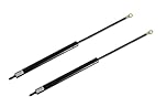 Gas Lift Bed Frame Hydraulic Support Struts, Universal 537x225x22, 750N Gas Struts with Eyelet Heads for Ottoman Bed Lift Up Heavy Duty Hydraulic Shock Absorber (10mm Eyelet) Set of (2)