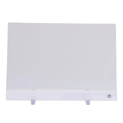 Oreilet Lavagna per Appunti a LED, Tavolo da Disegno a LED con 7 Luci RGB, 7 Pennarelli, Lavagne in Acrilico Cancellabili a Secco Illuminate per Regali di Natale, Pollici