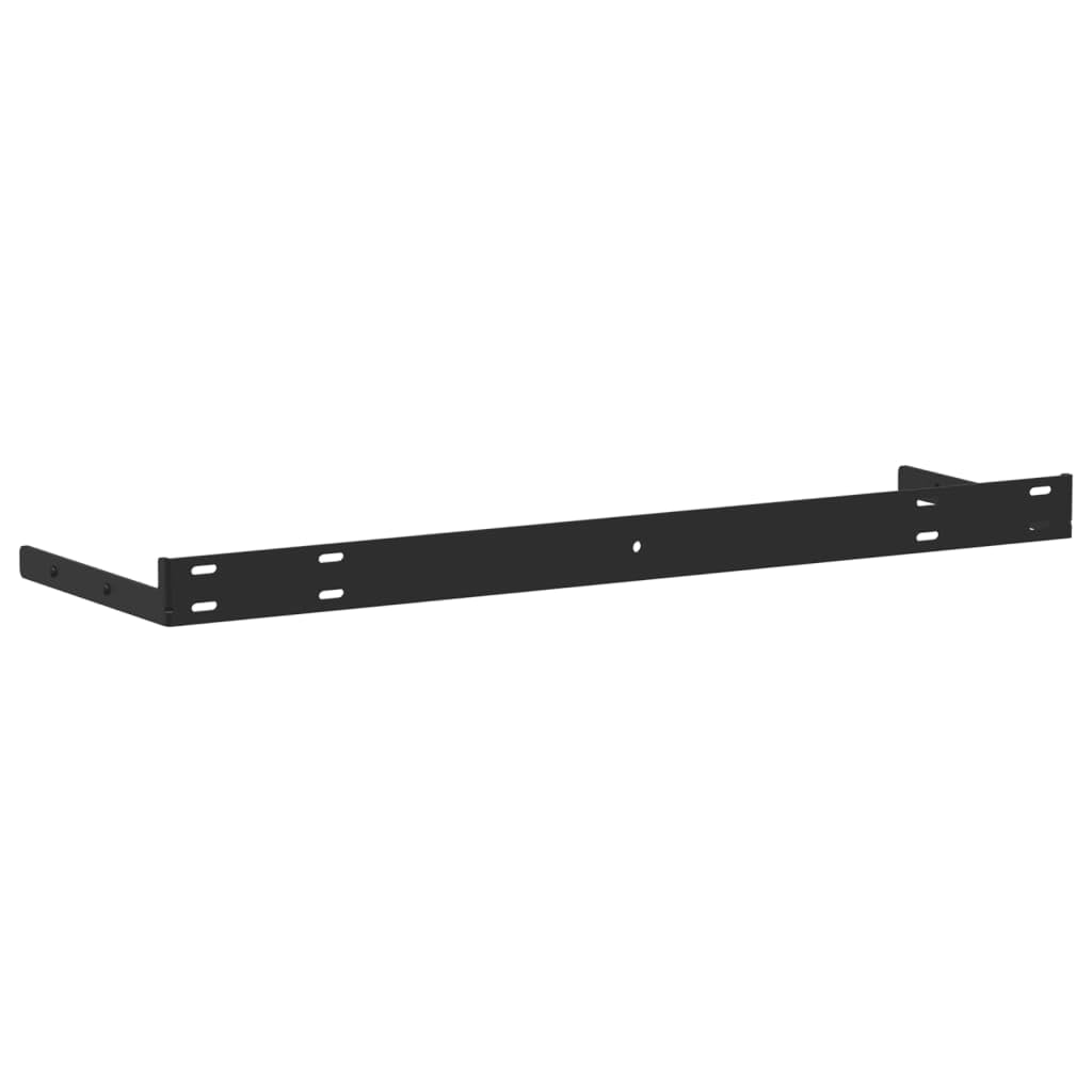 Juego de 4 estantes flotantes, 110 x 23,5 x 4 cm, de madera con chapa de roble, soporte invisible, estante de pared estable para salón, oficina, cocina y dormitorio