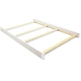 Full-Size Conversion Kit Bed Rails #0050 for Delta Children Convertible Cribs - Solid Wood Rail - Toddler & Adult Bed Rail for Full-Size Beds - Essential Nursery & Baby Furniture (Bianca White - 130)