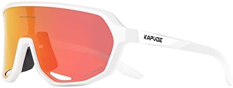 KAPVOE Youth Baseball Sunglasses Men Women Small Polarized Cycling Glasses Sports Mountain Bike Golf Running MTB Bicycle Riding