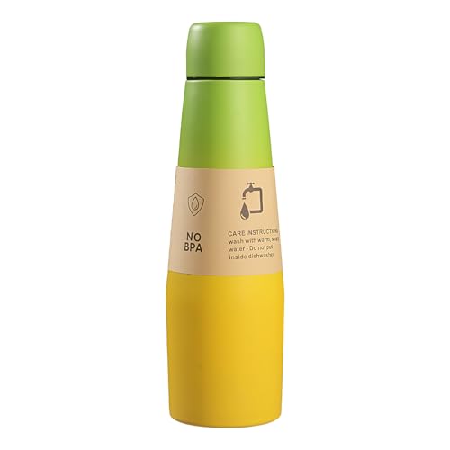 Botella De Agua Para Gimnasio - Termo Metálico Para Deporte | A Prueba De Fugas De Acero Inoxidable Con Gran Capacidad Unisex Para Viaje Trabajo Hogar