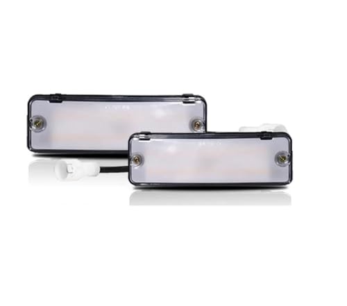 Luces de giro dinámicas LED ámbar con DRL blanco frontal para Toyota