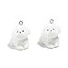 Sturdy Resin Puppy Dog Hangings Fun and Unique Resin Puppy Pendant Adornment for Party Wear and Daily Fashion Party Eye Catching Wearable
