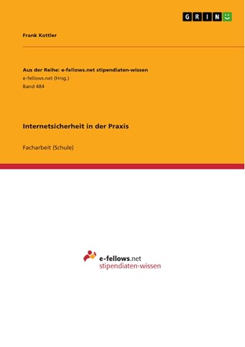 Internetsicherheit in der Praxis (Aus der Reihe: e-fellows.net stipendiaten-wissen 484) (German Edition)