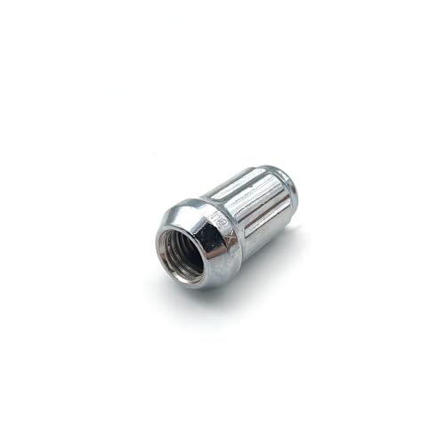 Image of M12x1.5 Chrome Spline Lug Nuts, 20pcs Chrome Closed End Lug Nuts - Compatible with 2006-2019 Ford Fusion, 2000-2019 Ford Focus, 2001-2019 Ford Escape Aftermarket Wheel
