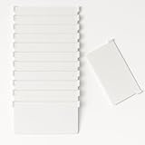 Chainless Vertical Blind Bottom Weights – UV-Coated Plastic Slat Weights, Pet Friendly Replacement Slat Weight for Home Office (10, 127mm)