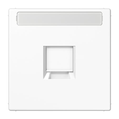 Placa modular Jack de 1 toma blanca JUNG LS1969-15NAWEWW para pared 2