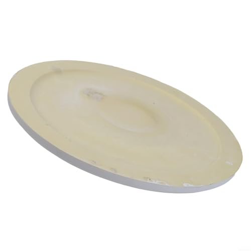 Plafonnier circulaire polyuréthane blanc 35cm plafonnier sans trou masquant - 5