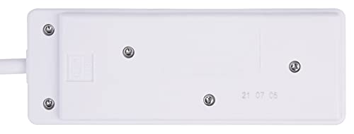 PRO ELEC PELB1900 2 Gang Extension Lead 3m, White PRO ELEC PELB1900 2 Gang Extension Lead 3m, White