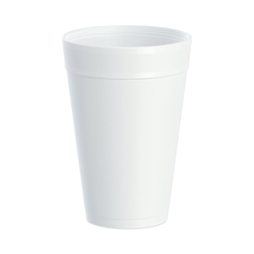 32 oz Disposable Insulated Foam Cups Premium Leak-Resistant Drinking Cups for Hot & Cold Beverages Ideal for Home Office & Food Service (50 Count)