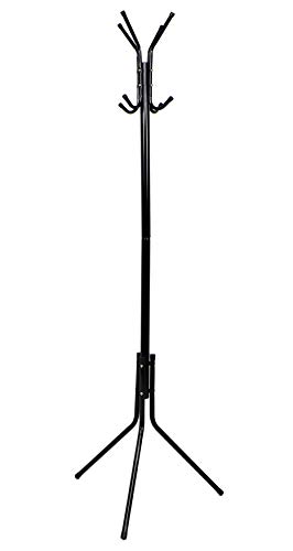thesecrethome.es - Perchero de Pie Tipo Árbol Forja - Ideal para Recepción, Oficina, Salón - Fácil de Montar - Colgador con 8 Ganchos - Negro - 170 cm