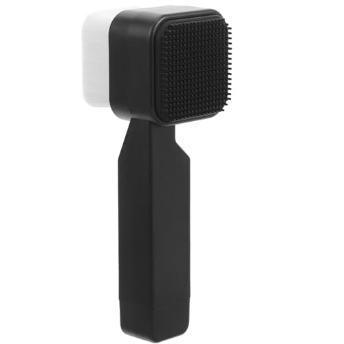 TOPPERFUN Silicone Face Scrubber Double-Sided Facial Brush Soft Bristles and Silicone Exfoliator for Deep Cleansing Skin Massage and Elasticity Enhancement Handheld Face Wash Brush for All