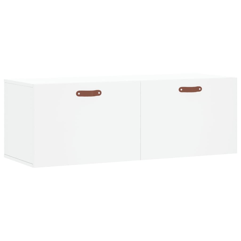 vidaXL - Wall Cabinet - 2 Door - White