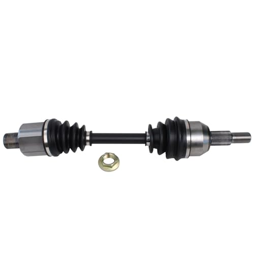 Image of Detroit Axle - Front 2pc CV Axles for 2005-2006 Chevrolet Equinox, 2006 Pontiac Torrent, 2 CV Axle Shafts Assembly Replacement