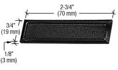 Support bague noir adhésif pour vitrine et bijoux en vrac