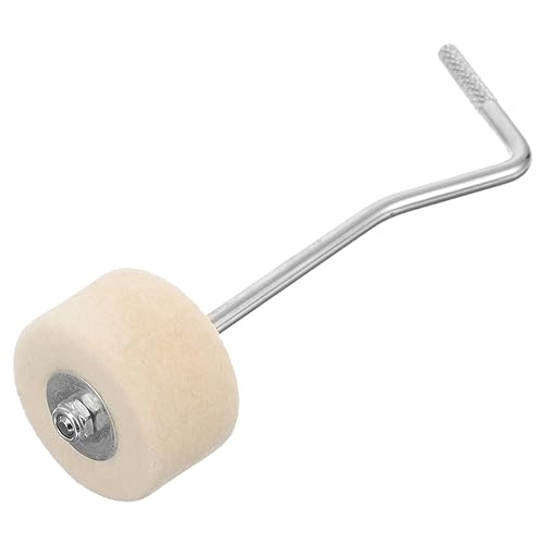 Pedal de bombo Totority con martillo de metal y fieltro miniatura 1
