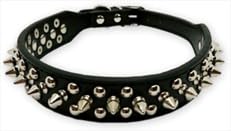 Pups Comfort Dog Neck Collar Belt | Leather Solid Spike Stud Black Collar for Adult | Adjustable and Comfortable Dog Collar Belt (Black-Large) (B0CL4LGSPT) Amazon Price History, Amazon Price Tracker