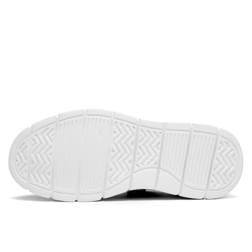 Image of Men's Casual Dress Oxfords Shoes Breathable Knit Leisure Classic Business Fashion Sneakers Lightweight Comfortable Work Soft Sole Walking Shoes
