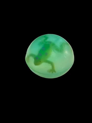 Frog Egg Edition Natural Moisturizing Aloe Vera Handmade Kids Soap/Essential Oil/Shea Butter/Coconut & Jojoba Oil/Glycerine/Beenaturalorganic /1 Egg Shaped Bar/Frog Egg Toy Inside #TOP6