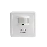 EDM 03220 Detector de Movimiento de Empotrar 140 Deteccion, 12 m, Multicolor