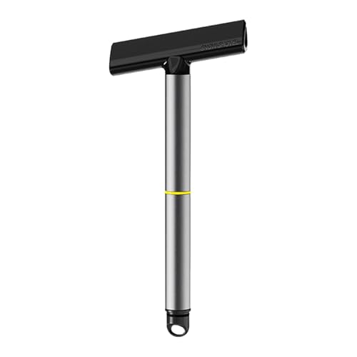 - Rascador de hielo para coche | Removedor de nieve y escarcha | Pala de nieve para coche de invierno | Cómoda herramienta de extracción de nieve con mango de TPU para camiones, autocaravanas, sedanes