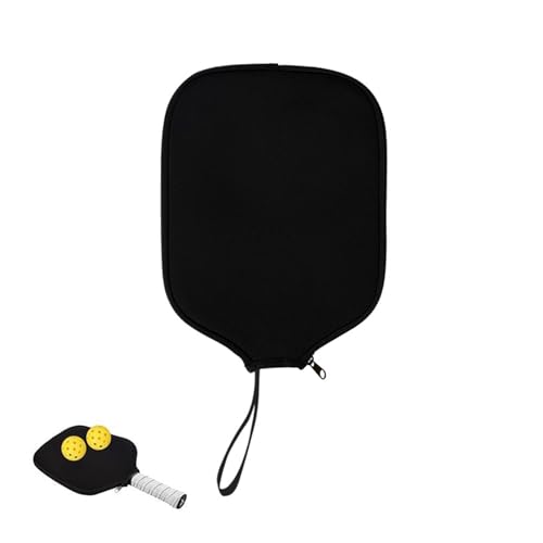 1 PCS Pickleball Paddle Cover, 7.87 x 11 inches Racket Sleeve, Zippered Universal Racket Sleeve Paddle Storage Bag, Fits USAPA Standard Pickleball Racquets,Prevents Scratches, Perfect for Protection