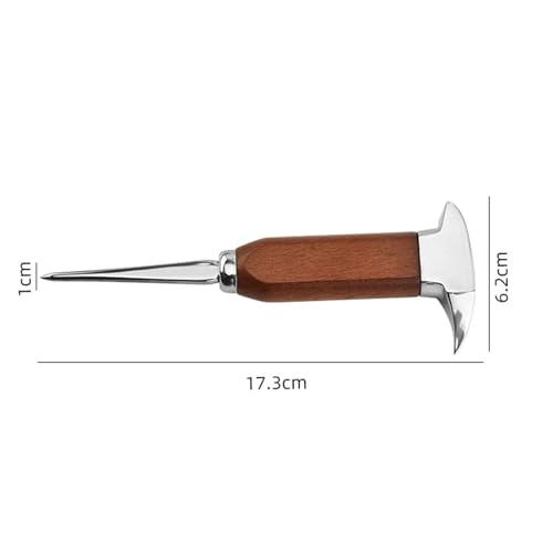 Pic à glace U126-1 en acier inoxydable avec manche en bois